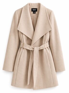 DKNY Belted Wrap Coat – Size Medium – New With Tags